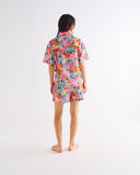 Kip & Co Follow The Sun Adult Organic Cotton Short Sleeve Shirt & Short Pyjama Set