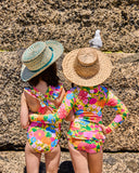 Kip & Co Follow The Sun Yellow Long Sleeve Bathers