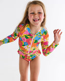 Kip & Co Follow The Sun Yellow Long Sleeve Bathers