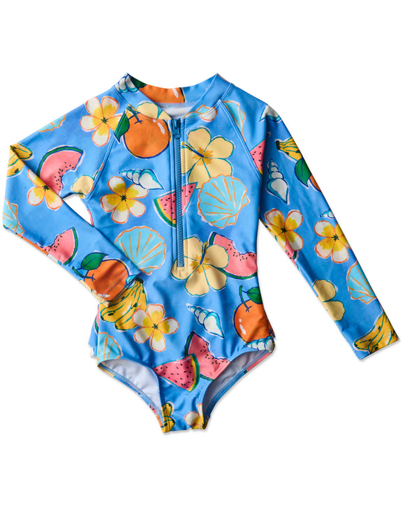 Kip & Co Paradise Found Long Sleeve Bathers