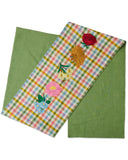 Kip & Co Sweet Flowers Tartan Table Runner One Size