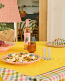 Kip & Co Sweet Flowers Tartan Embroidered 4P Napkin Set One Size