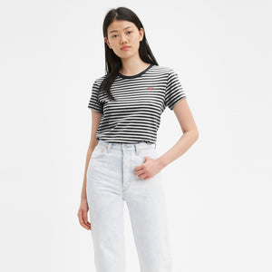 Levi's® Women's Perfect T-Shirt - Raita Stripe Caviar