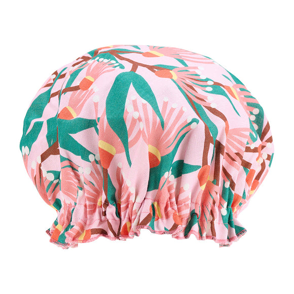 Annabel Trends Linen Shower Cap - Blossom Branches