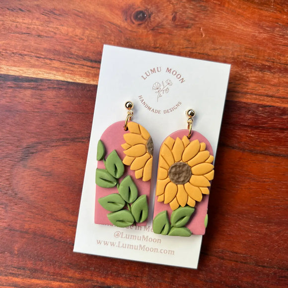 Lumu Moon Sunflower Sessions - Arch Earrings