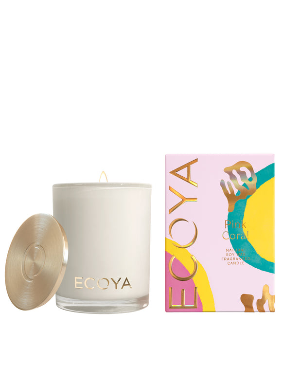 Ecoya Limited Edition Madison Candle - Pink Coral