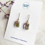 The Little Flower Mistflower Dangle Earrings Gold