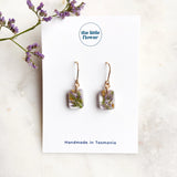 The Little Flower Mistflower Dangle Earrings Gold