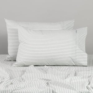 Canningvale Modella Oxford Stripe Sheet Set - Gum