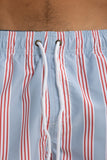 ORTC Boardwalk Stripe Swim Shorts - Mist Blue - Size XL