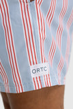 ORTC Boardwalk Stripe Swim Shorts - Mist Blue - Size XL