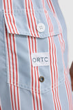ORTC Boardwalk Stripe Swim Shorts - Mist Blue - Size XL