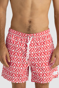 ORTC Cable Swim Shorts Red