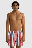 ORTC Hamelin Stripe Swim Shorts -  Red - Sizes L & XL