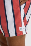 ORTC Hamelin Stripe Swim Shorts -  Red - Sizes L & XL