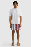 ORTC Hamelin Stripe Swim Shorts -  Red - Sizes L & XL