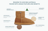 Emu Platinum Mintaro Slippers - Chestnut