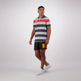 Canterbury Mens Engineered Stripe Polo - Classic Marle