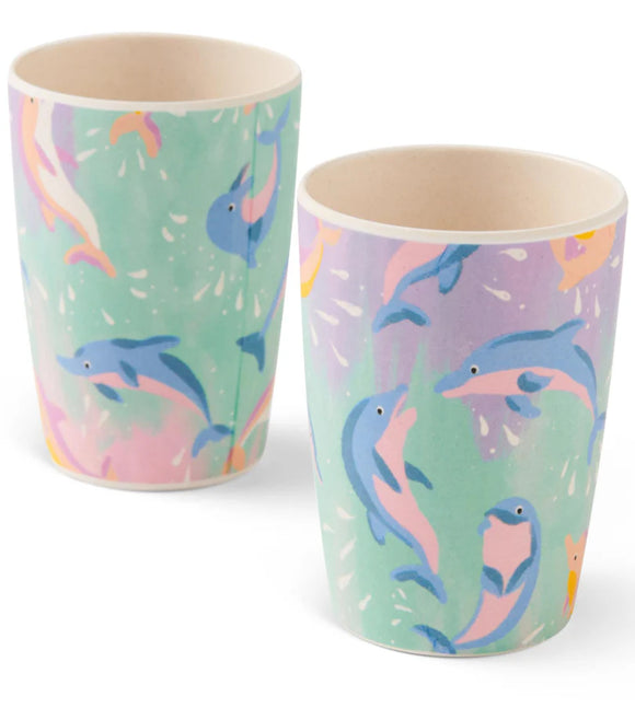 Kip & Co Dolphin Magic Kids Cup 2P Set