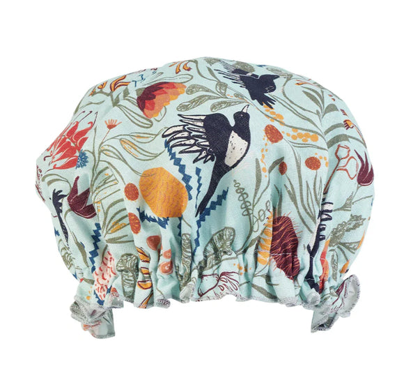Annabel Trends Linen Shower Cap - Magpie Floral