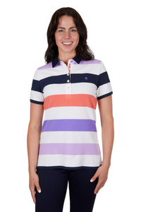 Thomas Cook Womens Grace SS Polo - Coral