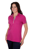 Thomas Cook Womens Sasha SS Polo - Berry