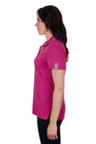 Thomas Cook Womens Sasha SS Polo - Berry