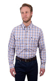 Thomas Cook Mens Jase 2pkt LS Shirt - Navy/Tan - Sizes L & 4XL