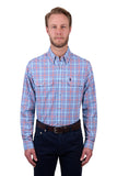 Thomas Cook Mens Fred 2pkt LS Shirt - Navy/Red