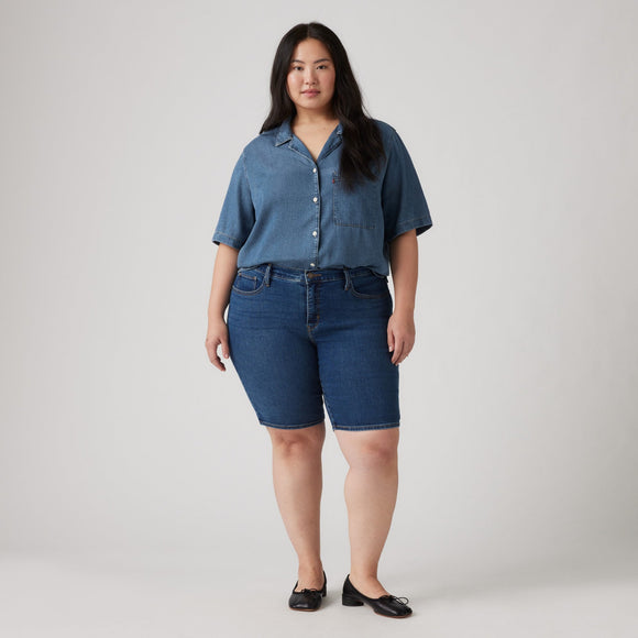 Levi's® Women's Shaping Bermuda Shorts (Plus Size)