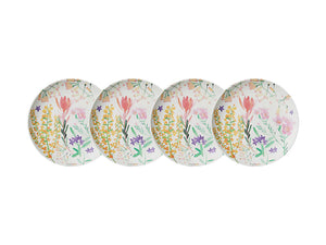 MW Wildflowers Bamboo Plate 25.5cm Set of 4