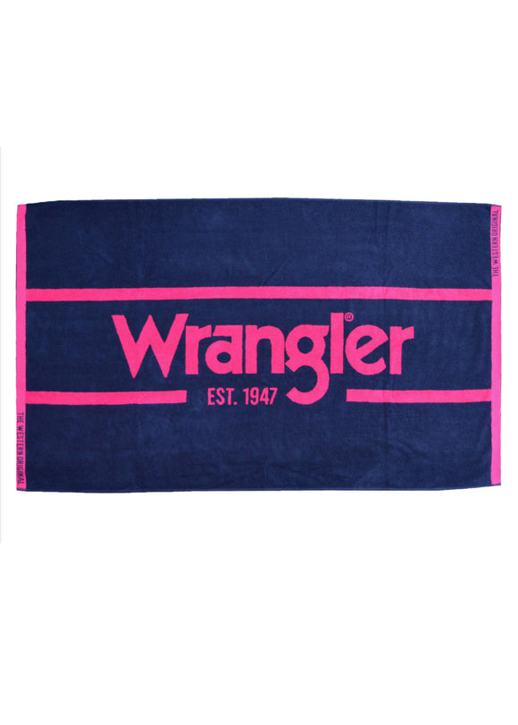 Wrangler Signature Towel Pink/Navy