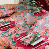 Annabel Trends Linen Tablecloth Large 300cm - Blossom Branches