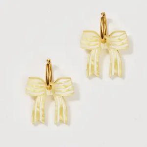 Martha Jean Bow Earrings - Various Colours