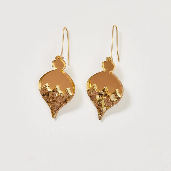 Martha Jean Bauble Earrings - Gold