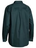 Bisley Closed Front Cotton Drill Work Shirt L/S - 3 Colours - Sizes S & L