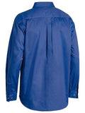 Bisley Closed Front Cotton Drill Work Shirt L/S - 3 Colours - Sizes S & L