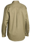 Bisley Closed Front Cotton Drill Work Shirt L/S - 3 Colours - Sizes S & L