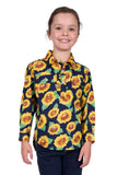 HARD SLOG KIDS ALLY H/PLKT LS SHIRT - Size 4