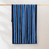 Sorrentina Velour Beach Towel - Porto Azure