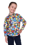 HARD SLOG KIDS DELIA H/PLKT LS SHIRT