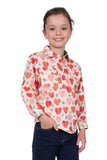 HARD SLOG KIDS MIRA H/PLKT LS SHIRT