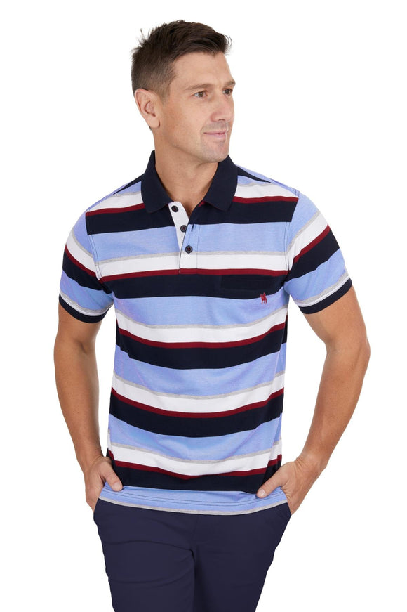 Thomas Cook Mens Gavin 1-Pocket Short Sleeve Polo - Sizes L & 4XL