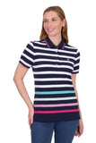 Thomas Cook Womens Katie SS Polo - Multi - Size 14
