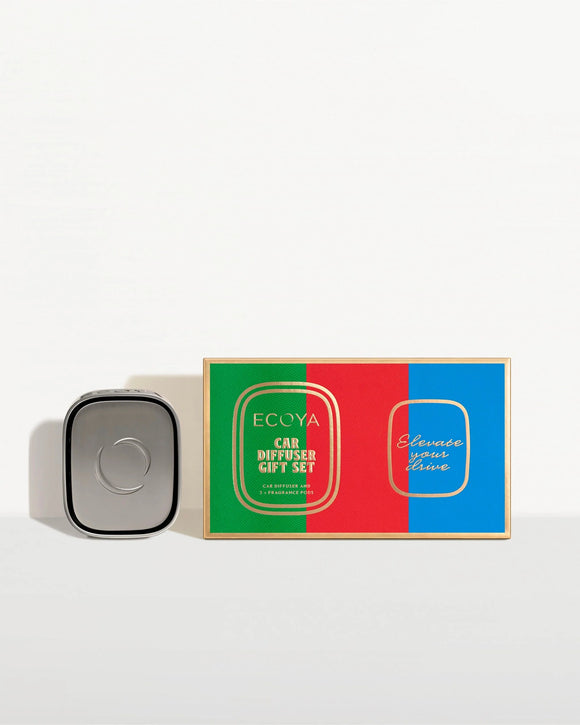 Ecoya Holiday Car Diffuser Gift Set