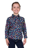 HARD SLOG KIDS TORI H/PLKT LS SHIRT