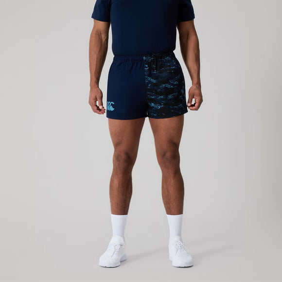 Canterbury Mens Uglies Force Harlequin Drill Short - Navy