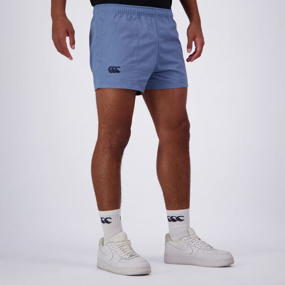CANTERBURY MENS RETRO ON FIELD SHORT - PROVINCIAL BLUE