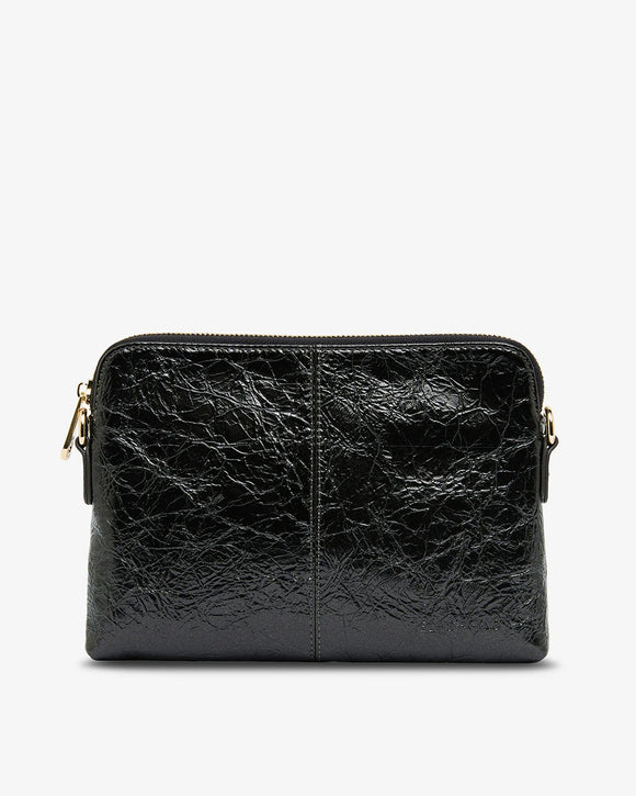 Elms & King Bowery Wallet - Charcoal Crinkle