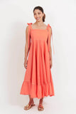 Haven Brasilia Maxi Dress Coral - Size S